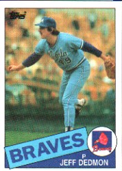 1985 Topps Baseball Cards      602     Jeff Dedmon